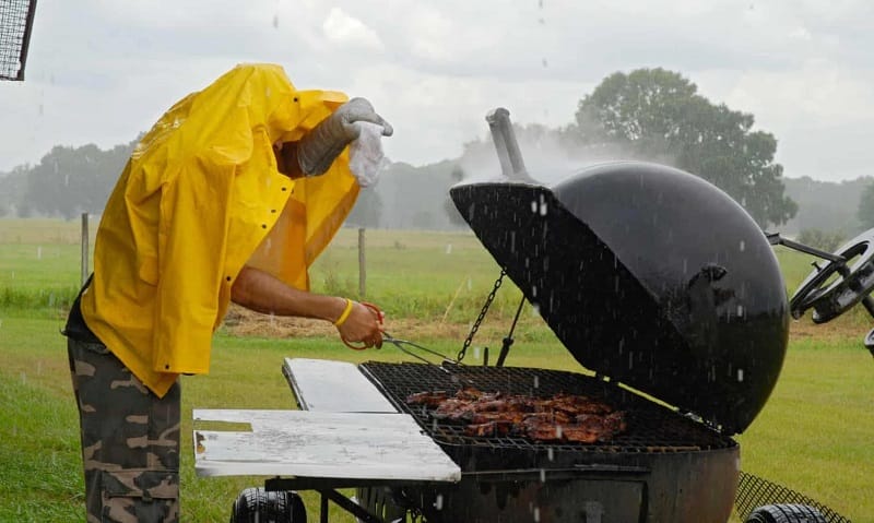 How to Grill in the Rain