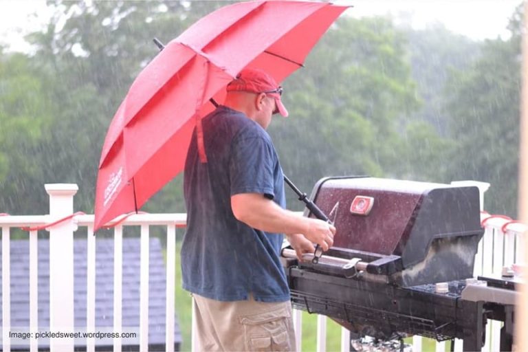 Can You Grill In The Rain Maintain Safe Grilling Practices