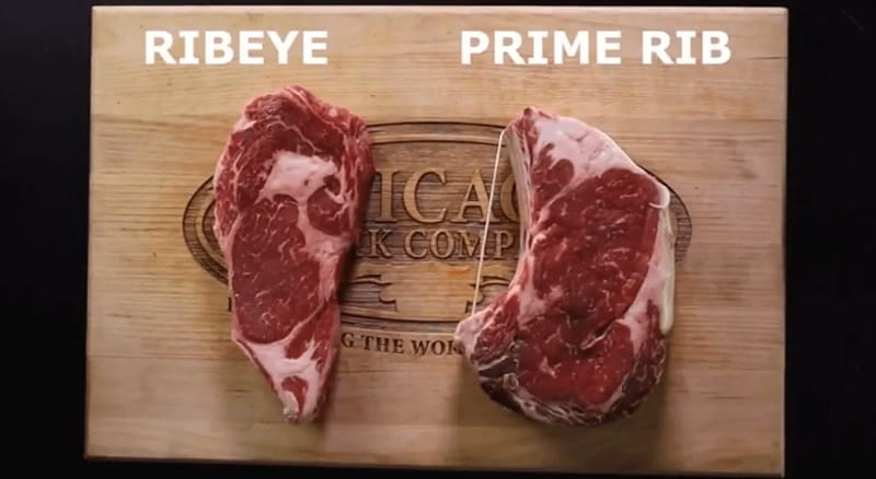 Prime Rib vs. Ribeye Steak