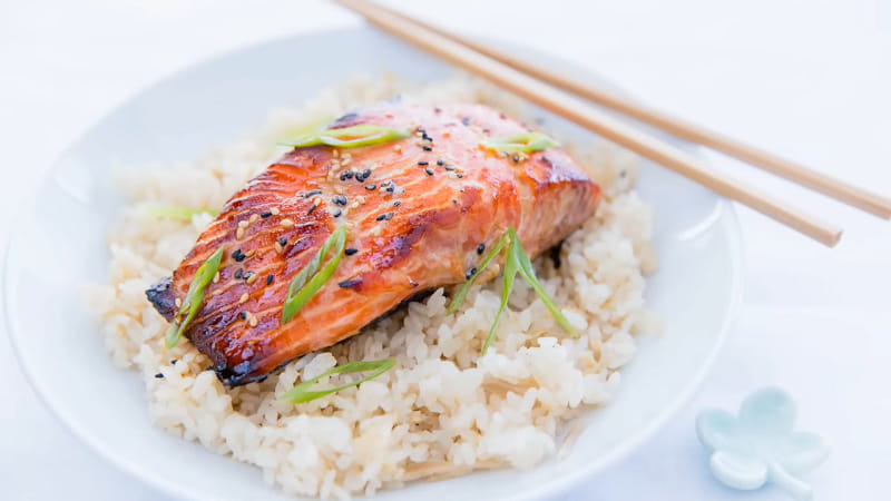 health benefits of eating miso glazed salmon