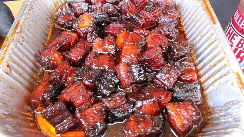 how to store and reheat pork belly burnt ends