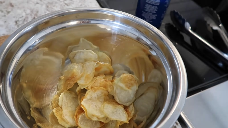 introduction to air fried potato chips