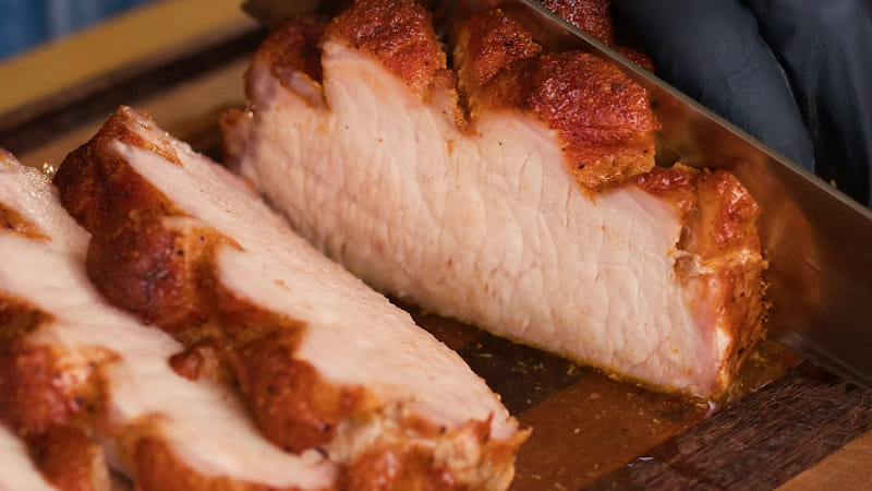 serving suggestions and accompaniments for smoked pork loin