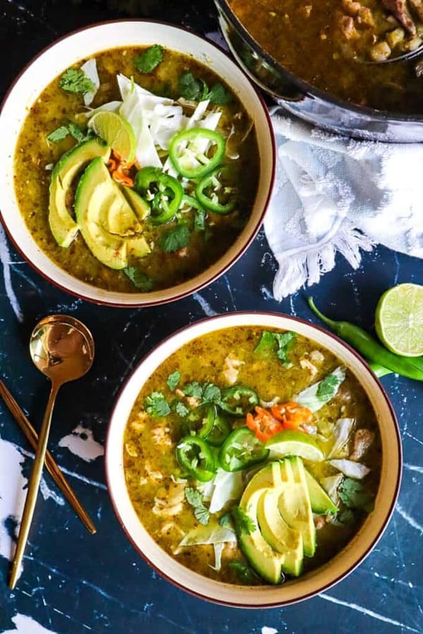 Easy Mexican Pozole Verde Recipe goodfoodbaddie