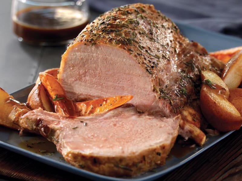 Pork Roast with Pears and Rosemary foodnetwork