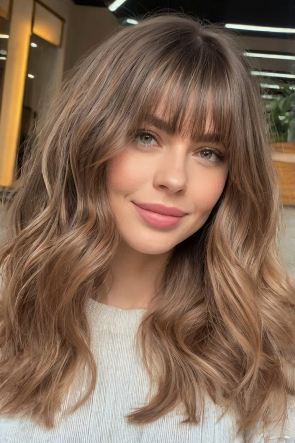 Balayage Bangs