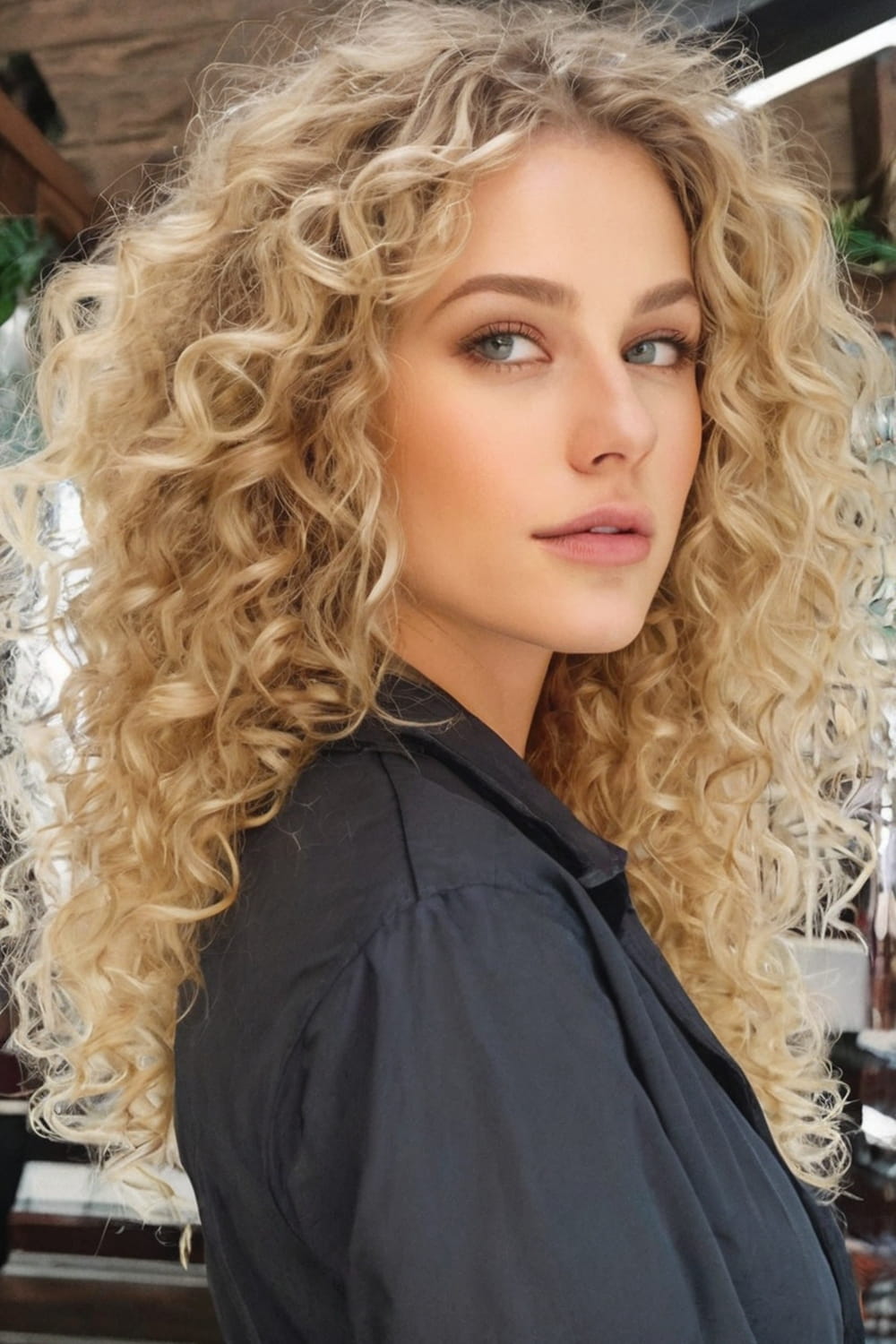 Charming Blonde Curls