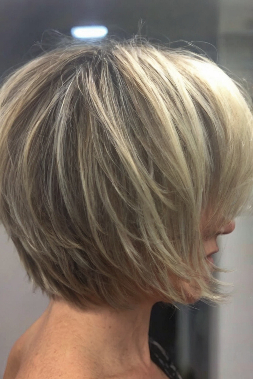 Frosted Layered Bob