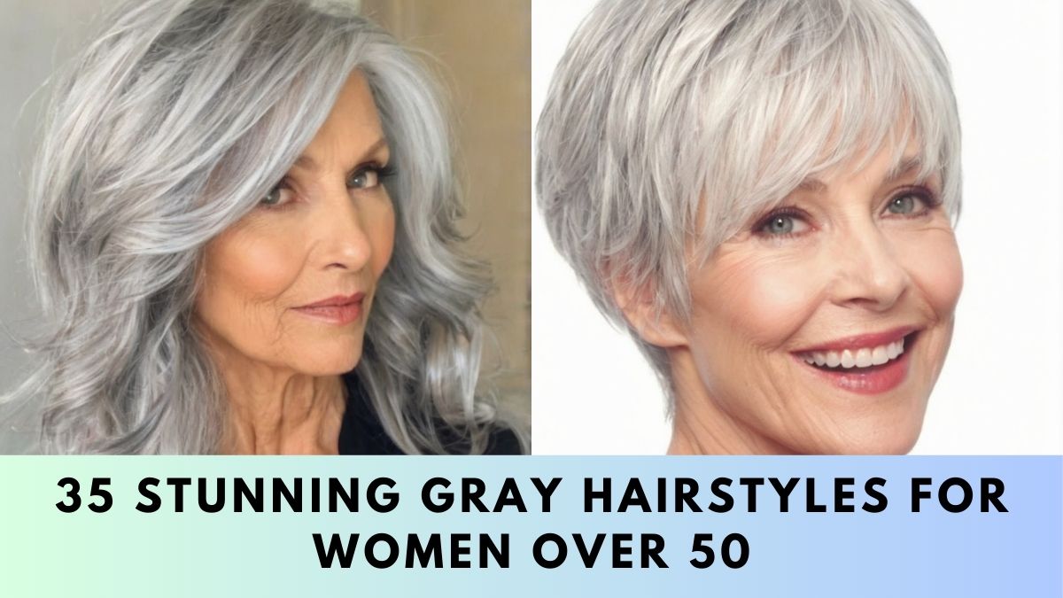 Stunning Gray Hairstyles for Women Over 50