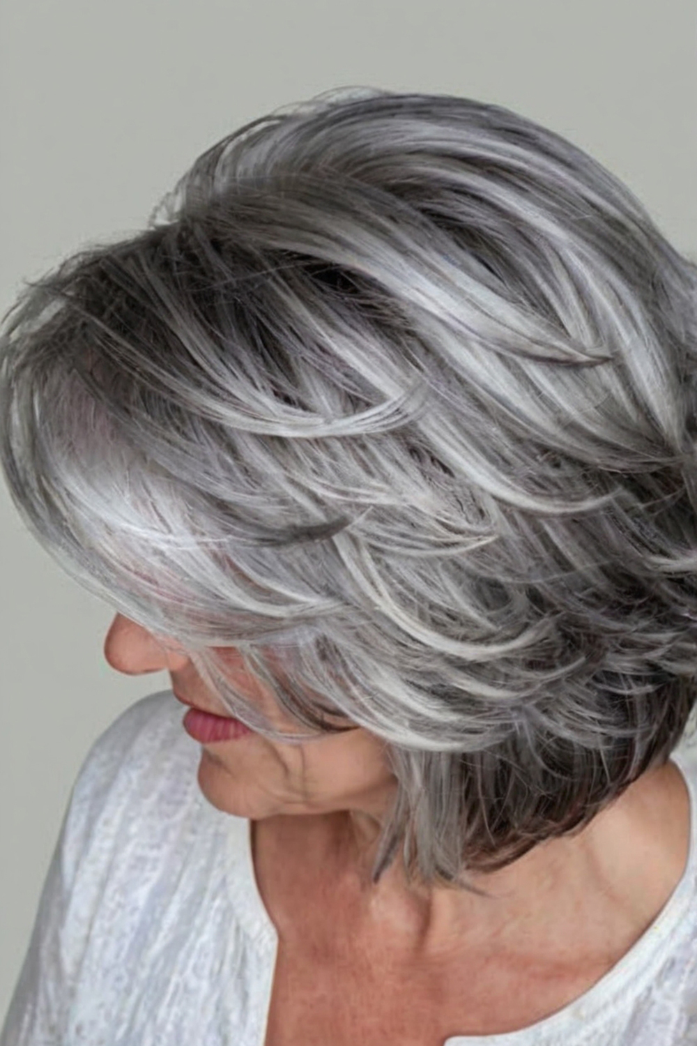 Layered Silver Bob