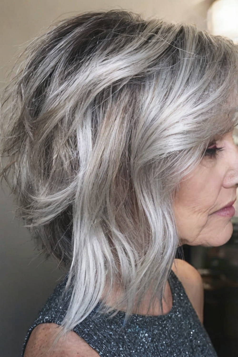 Layered Silver Lob