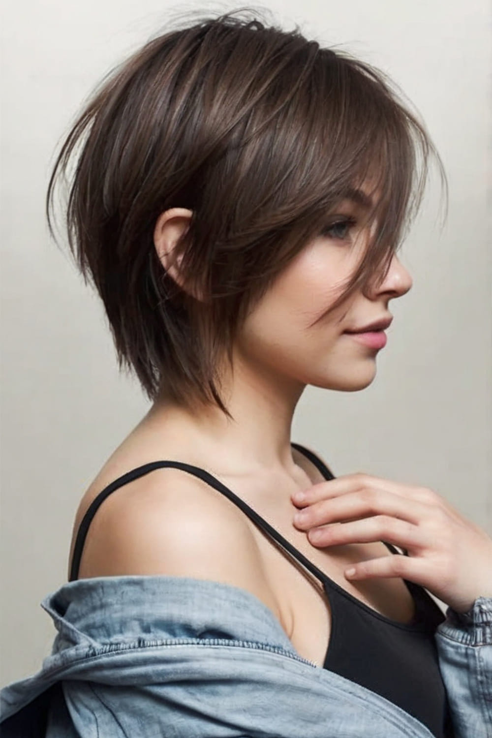 Little Extra Long Pixie Cut with Wispy Ends