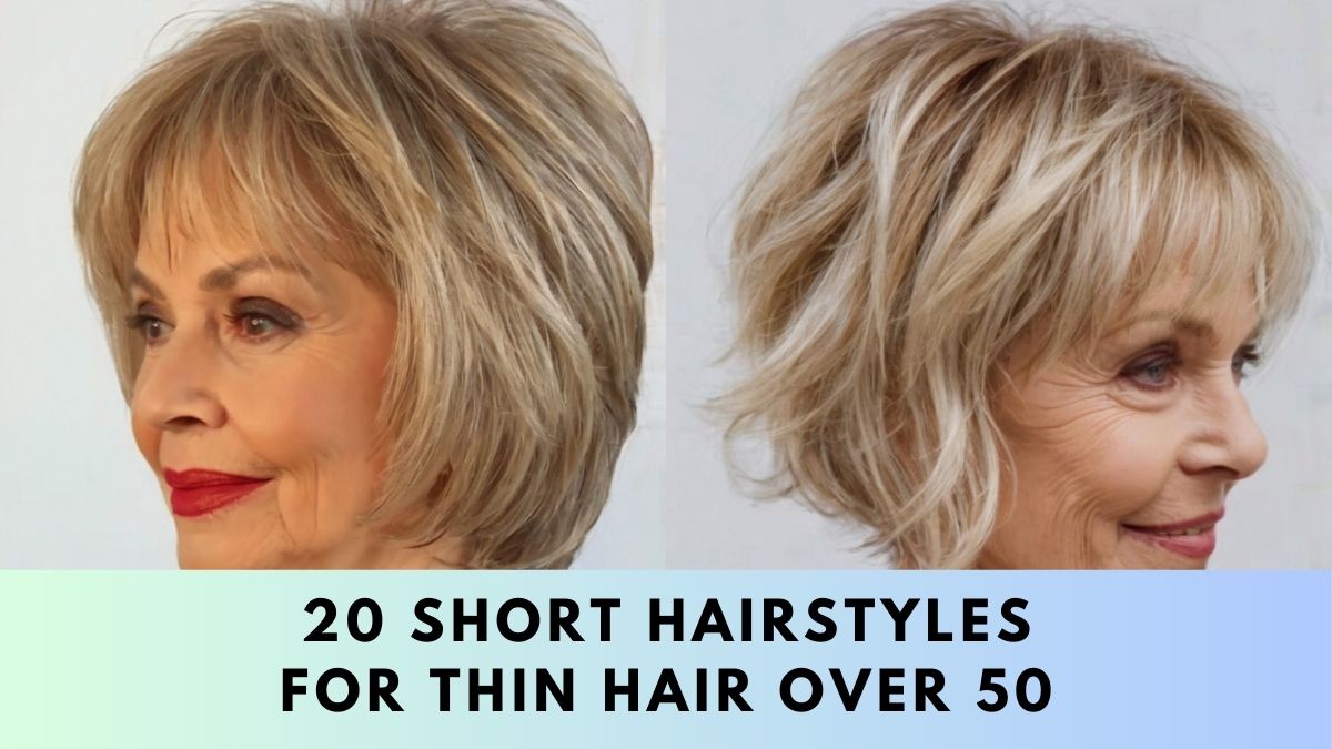 Short Hairstyles for Thin Hair Over 50