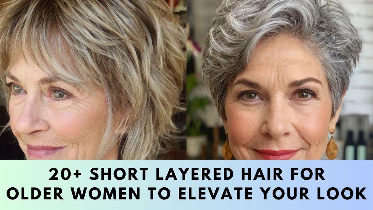 Short Layered Hair For Older Women