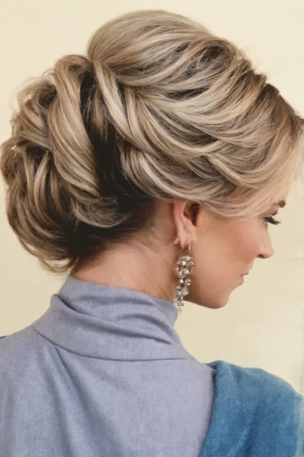 Softly Layered Updo