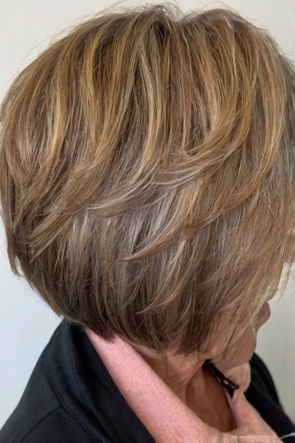 Textured Bob with Visible Layering