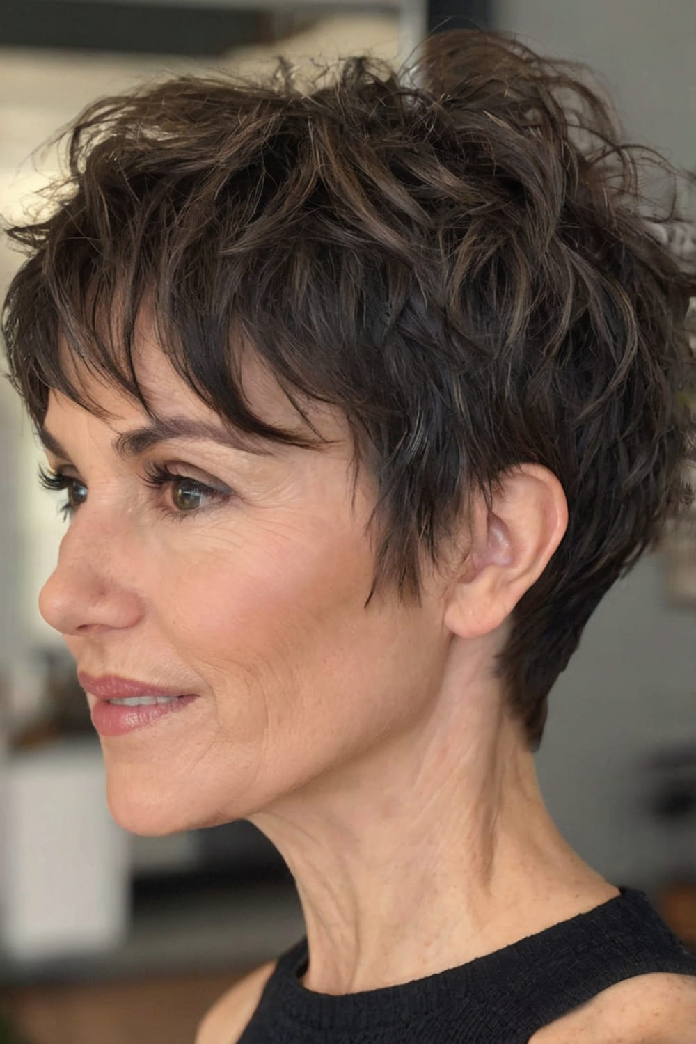 Textured Pixie Cut