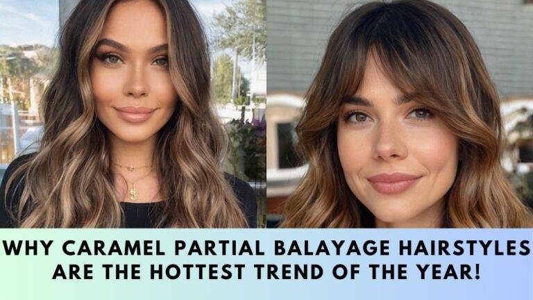 Caramel Partial Balayage Hairstyles