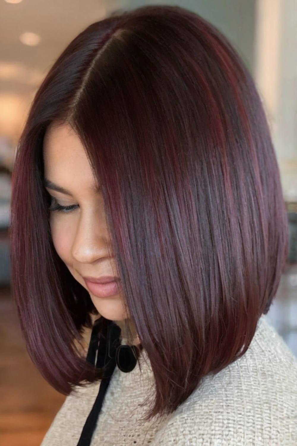 Cherry Cola Inverted Bob