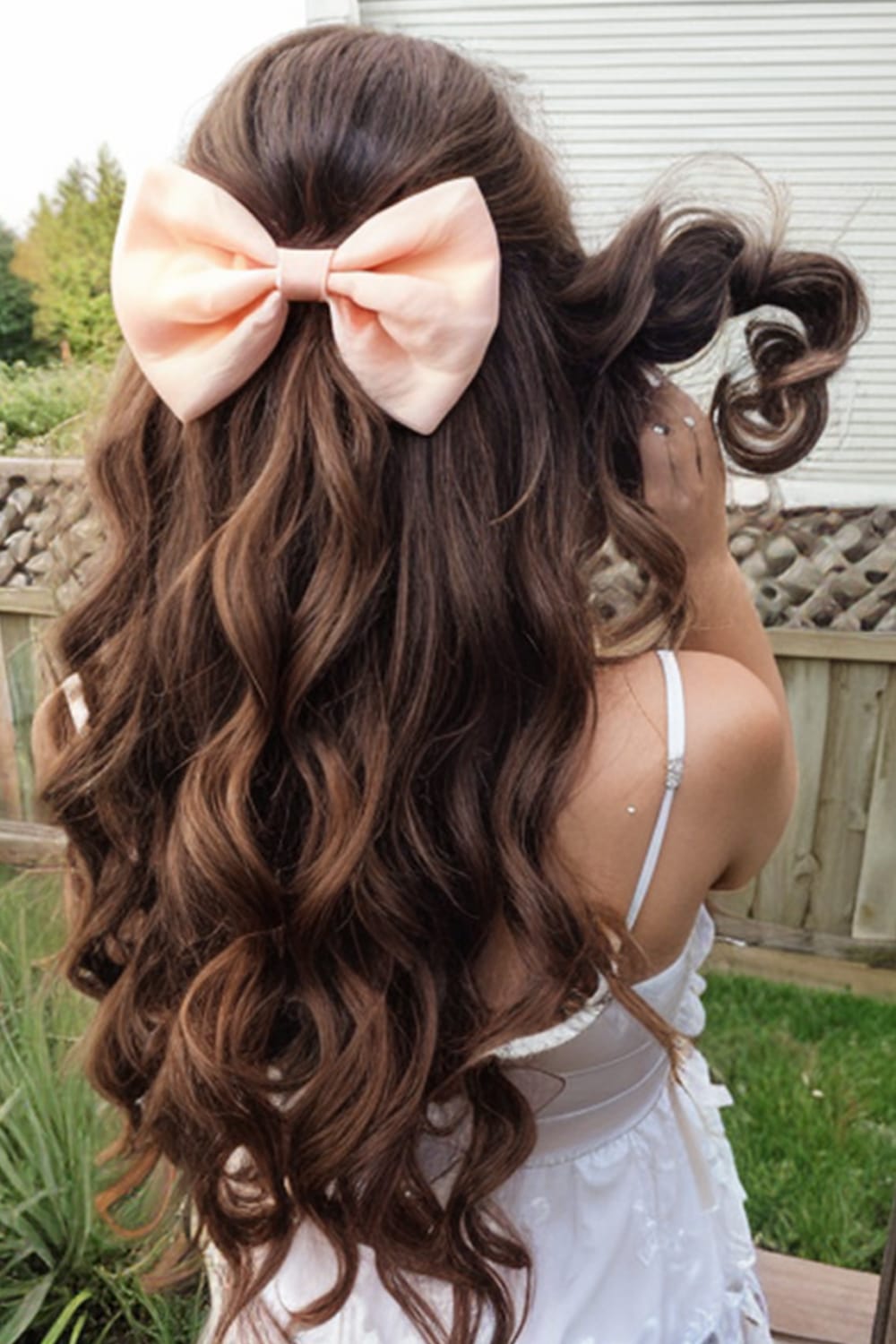 Curly Hair with a Bow copy