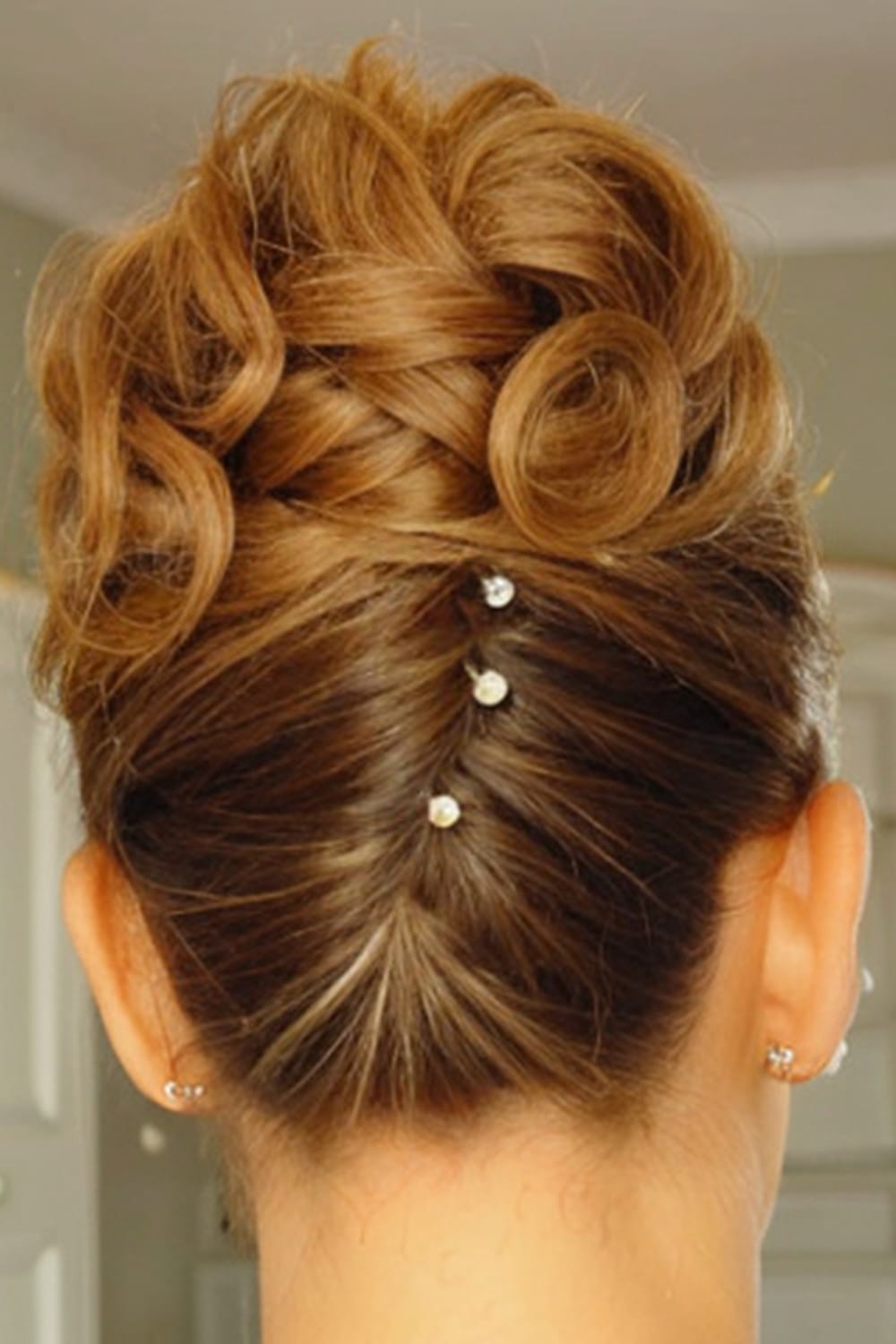 French Twist with Curls