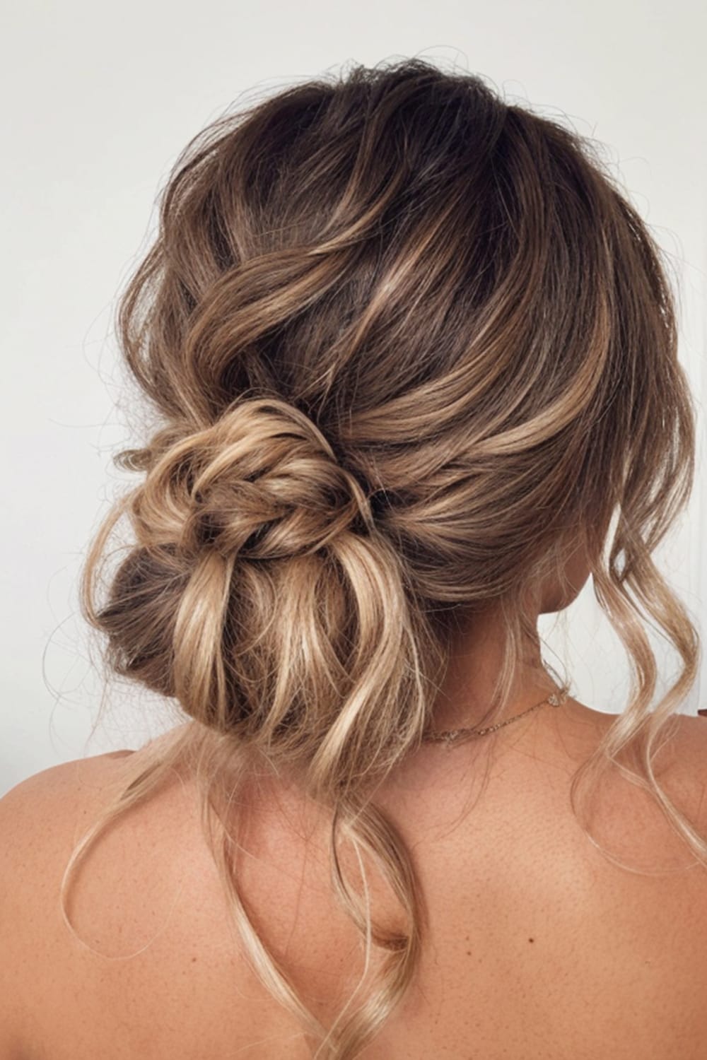 Low Curly Bun