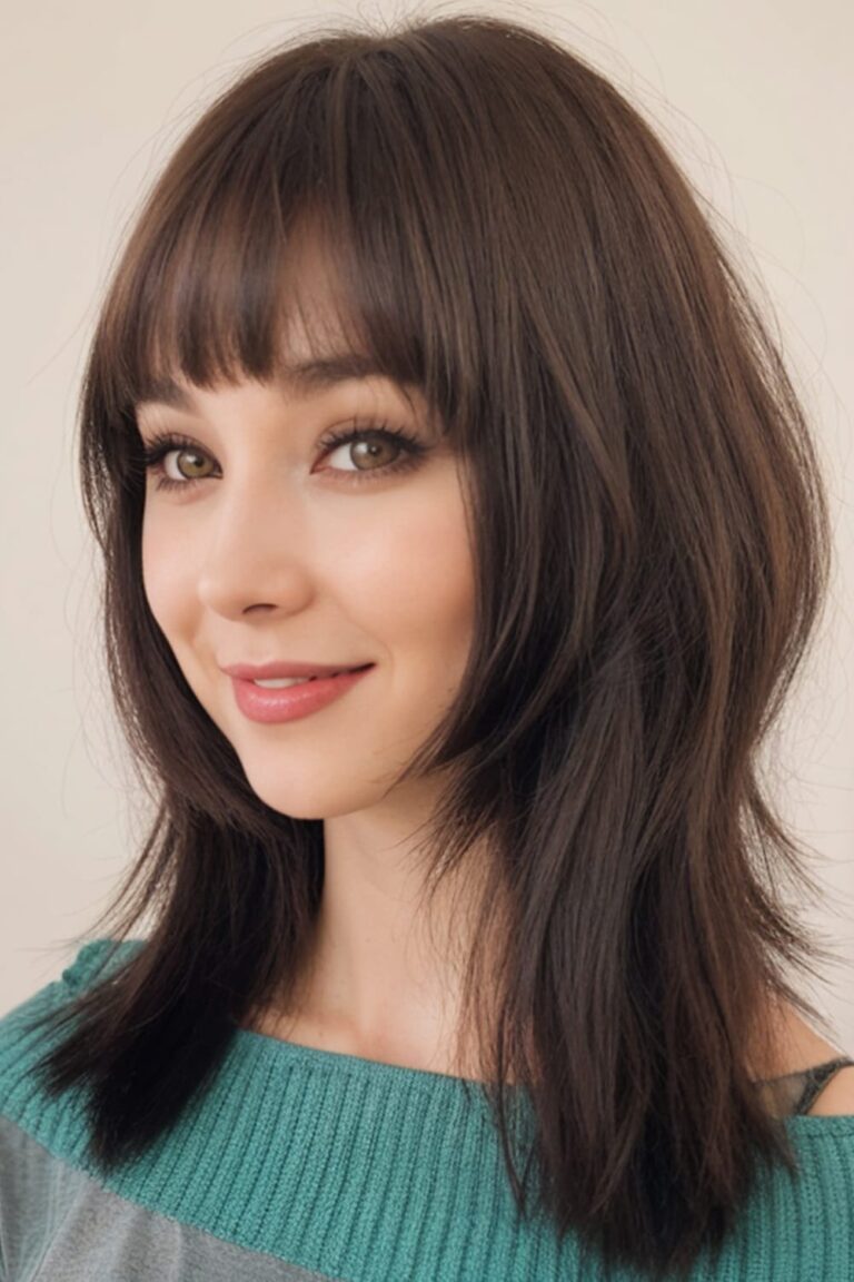 Chop It Like It's Hot: 20 Wolf Cut with Bangs Ideas to Refresh Your Look!