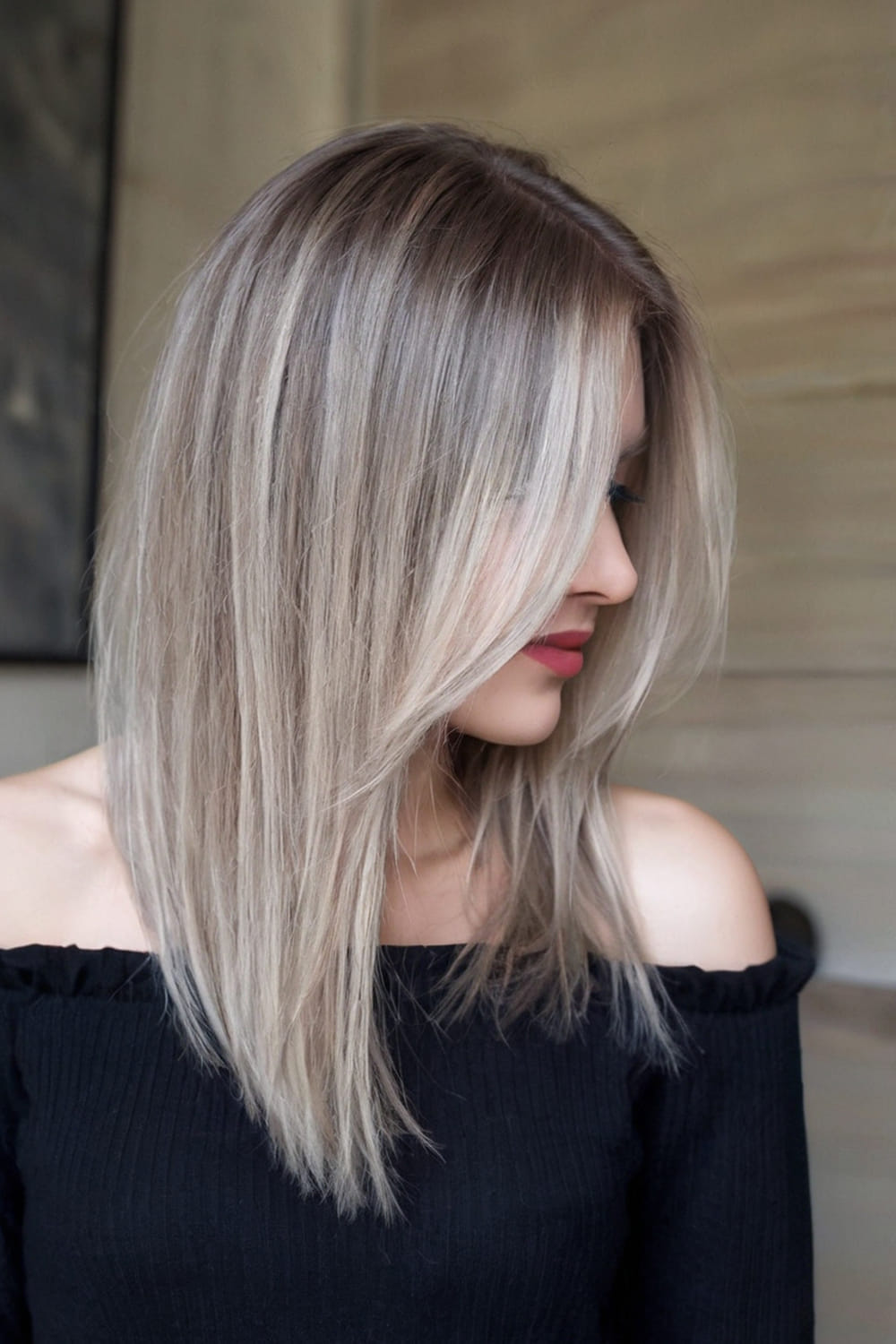 Modern Long Angled Bob