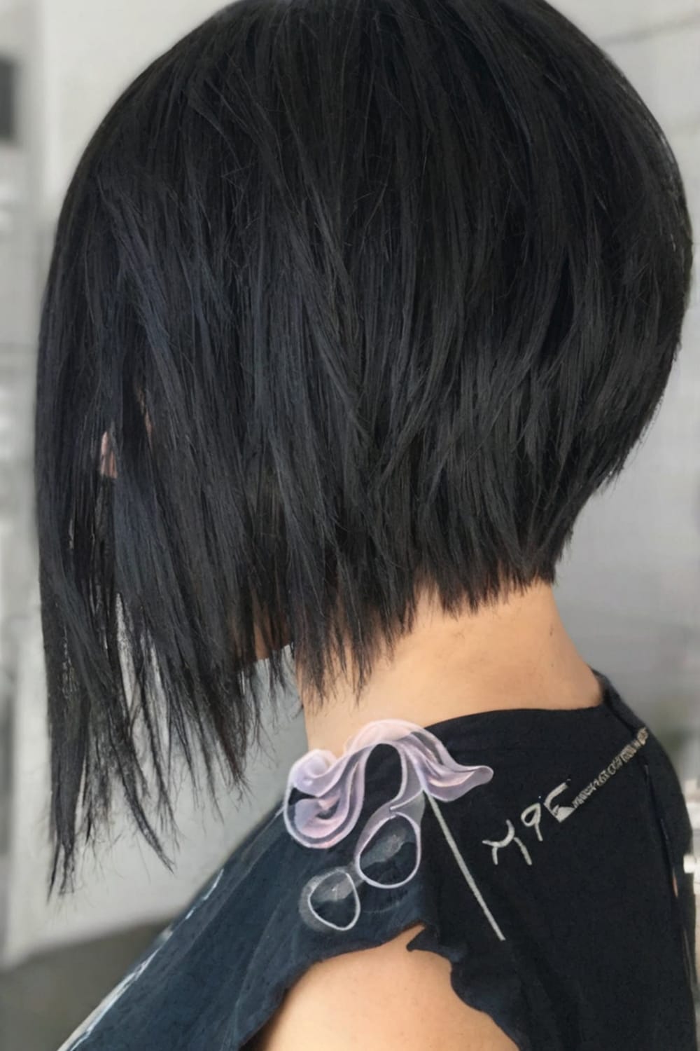 Razor Cut Inverted Bob