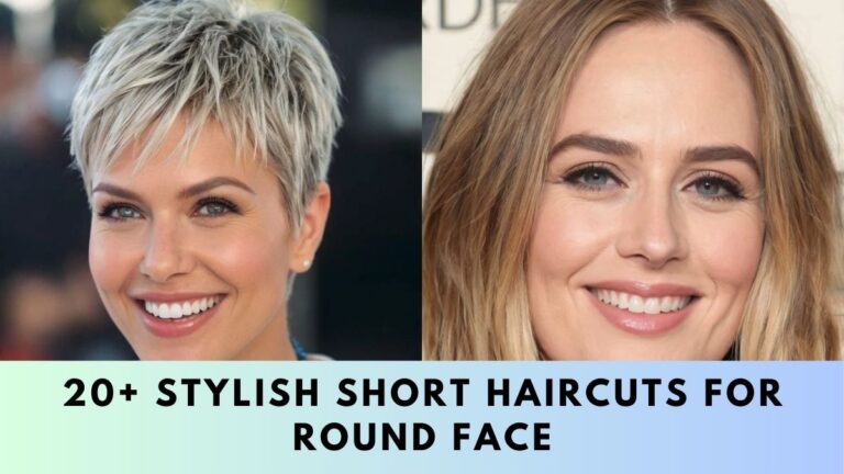 Short Haircuts for Round Face