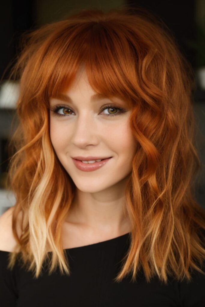 Chop It Like It's Hot: 20 Wolf Cut with Bangs Ideas to Refresh Your Look!