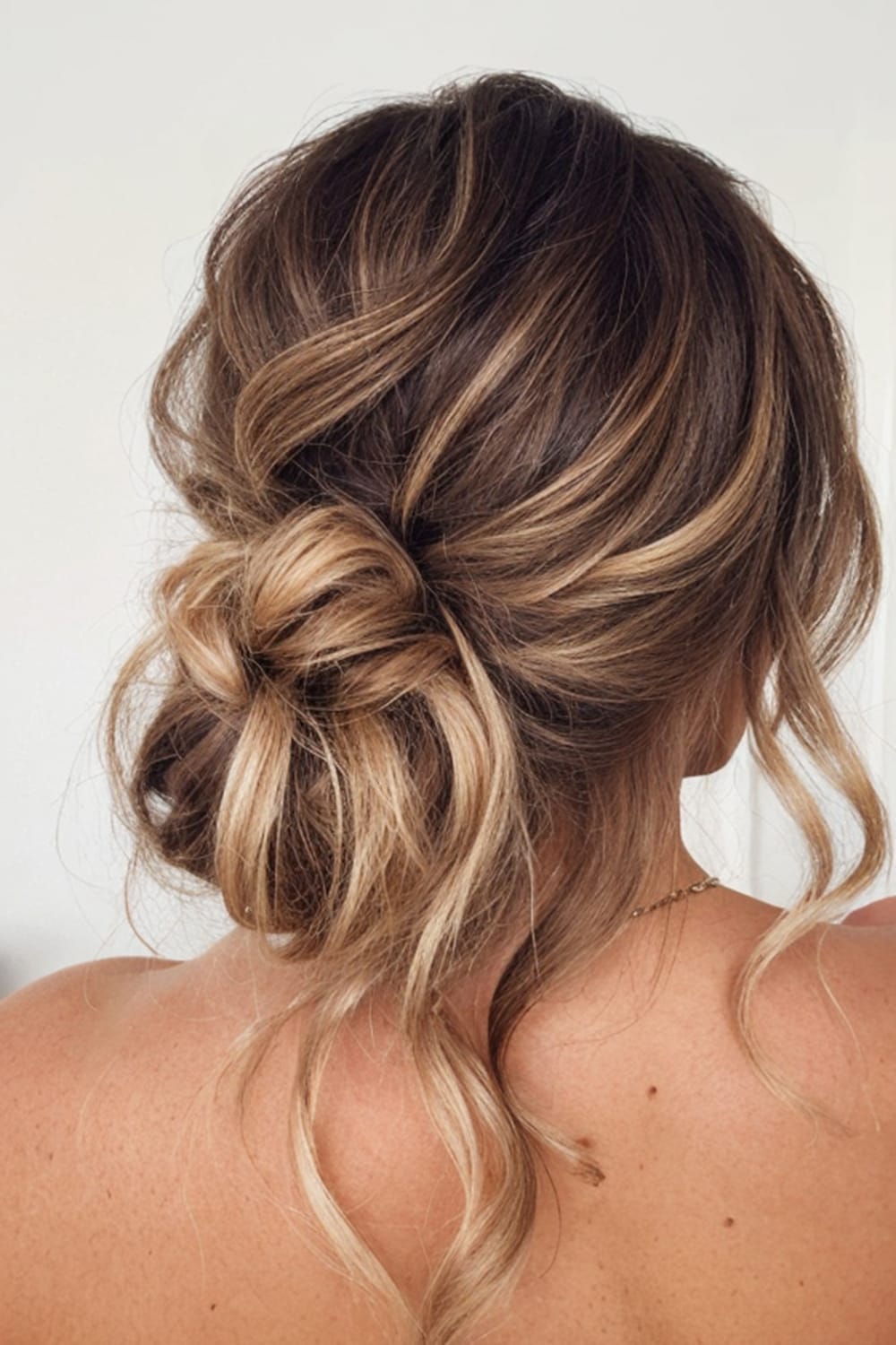 Textured Low Bun