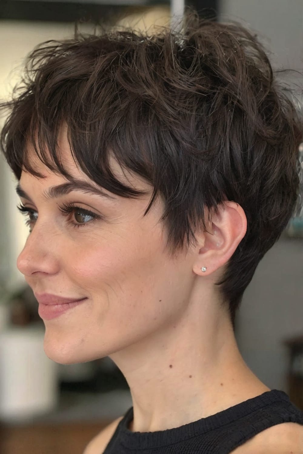 Textured Pixie Cut