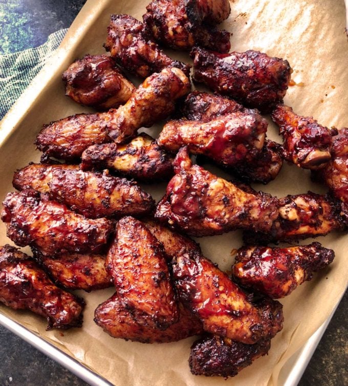 BBQ Bourbon Chicken Wings