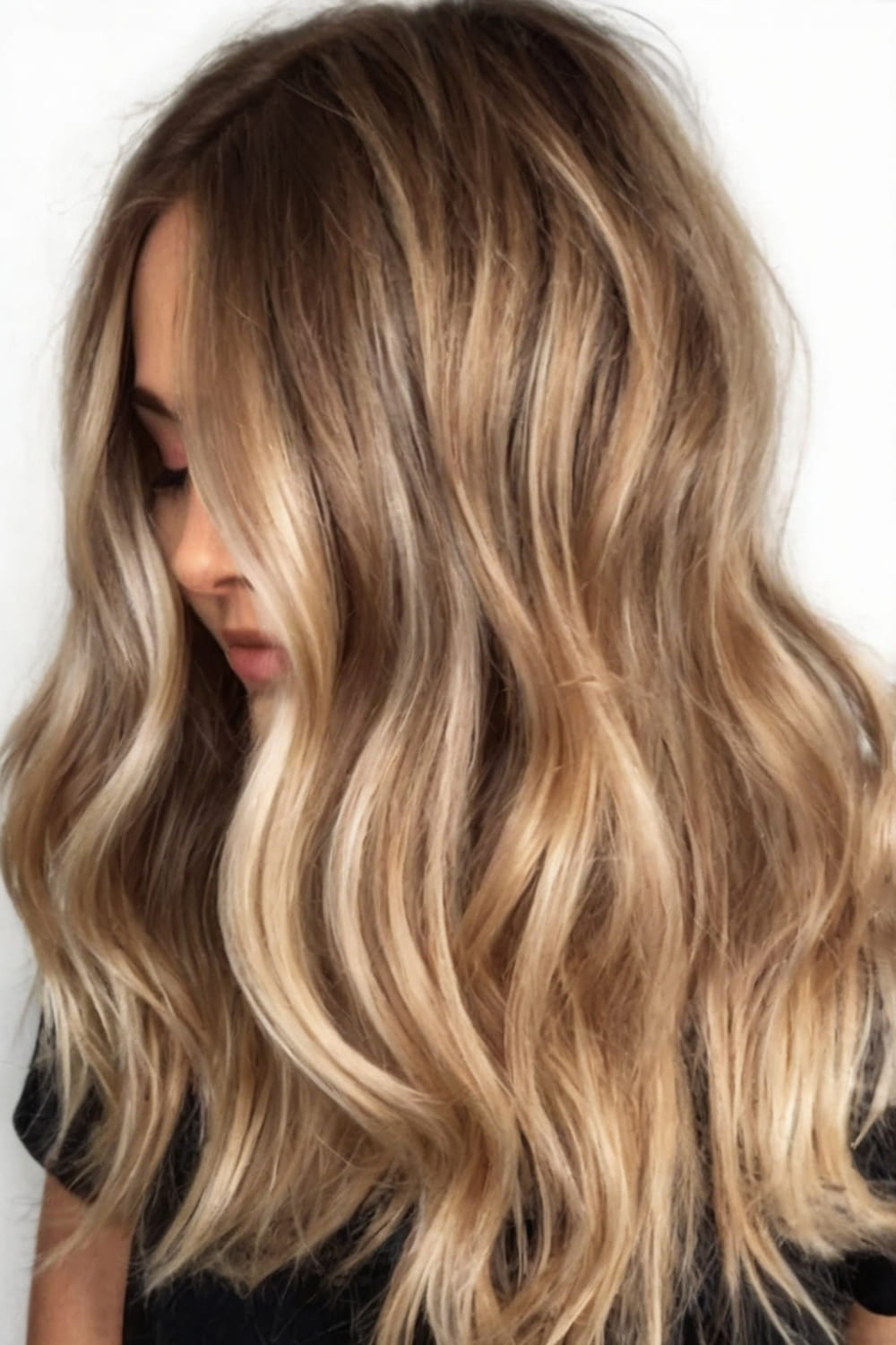 Beachy Blonde with Brown Lowlights