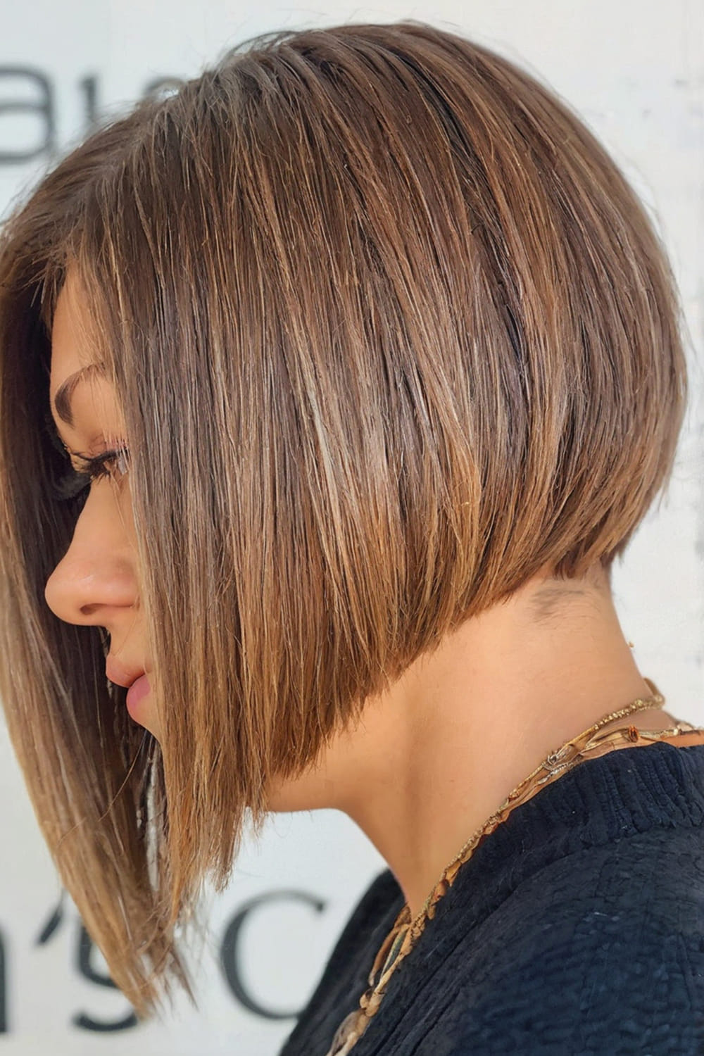 Blunt Cut Asymmetrical Bob