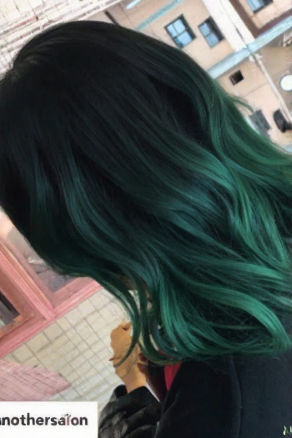 Dark Green Ombre