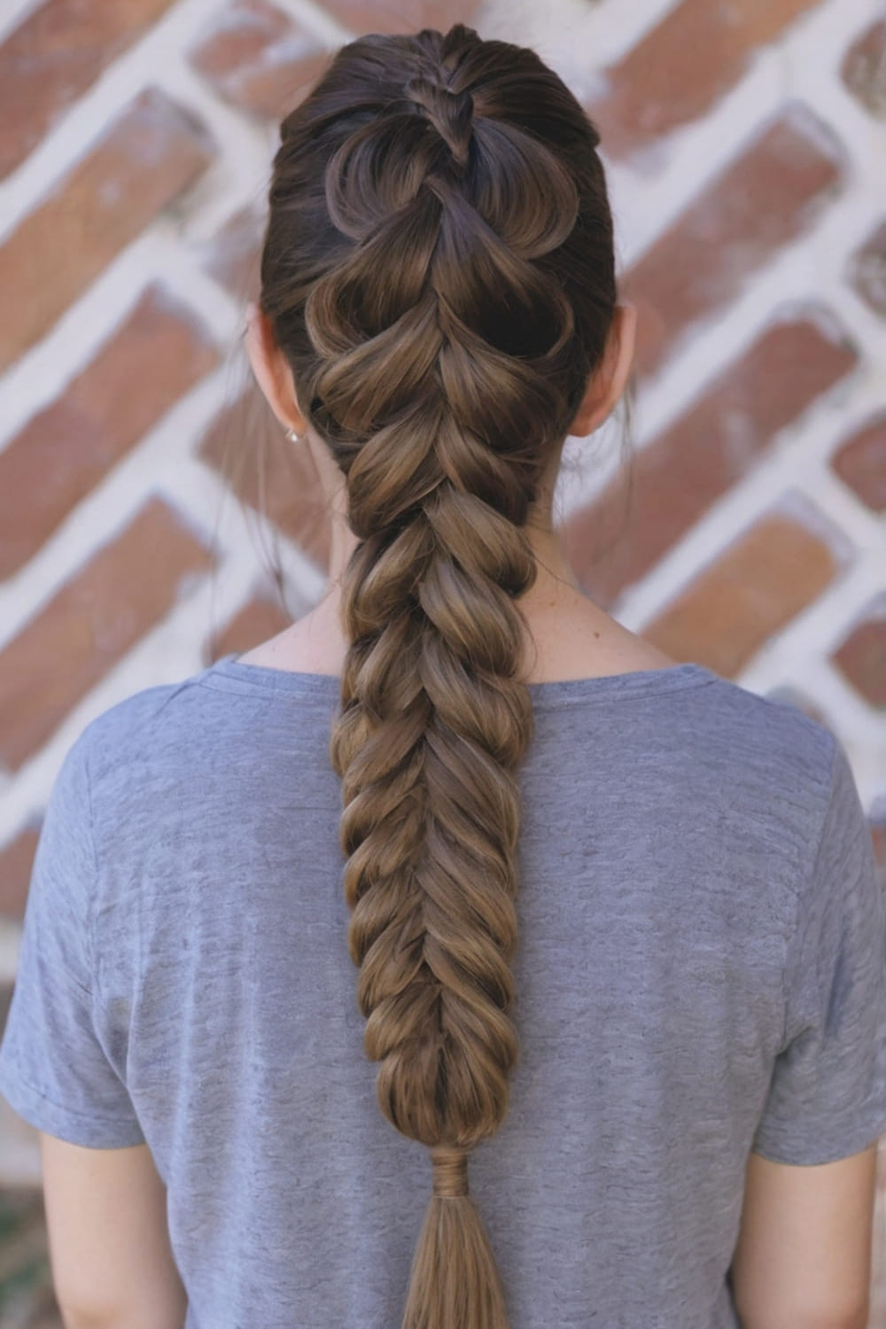 Faux Braid Holiday Hairstyle