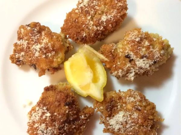 Fried Buffalo Artichoke Hearts