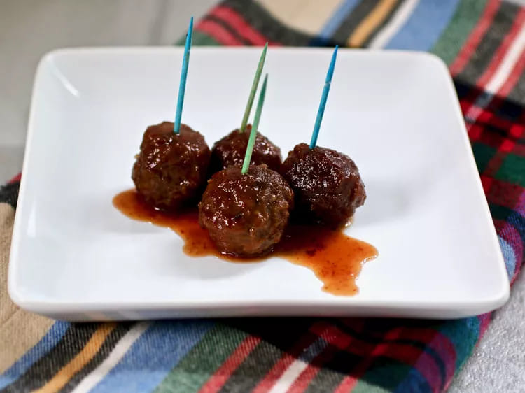 Grape Jelly Meatballs