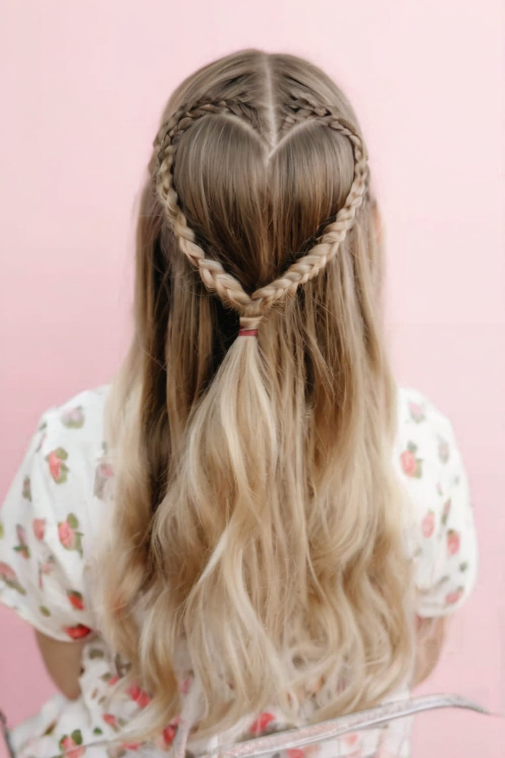 Heart Shaped Braided Ponytail