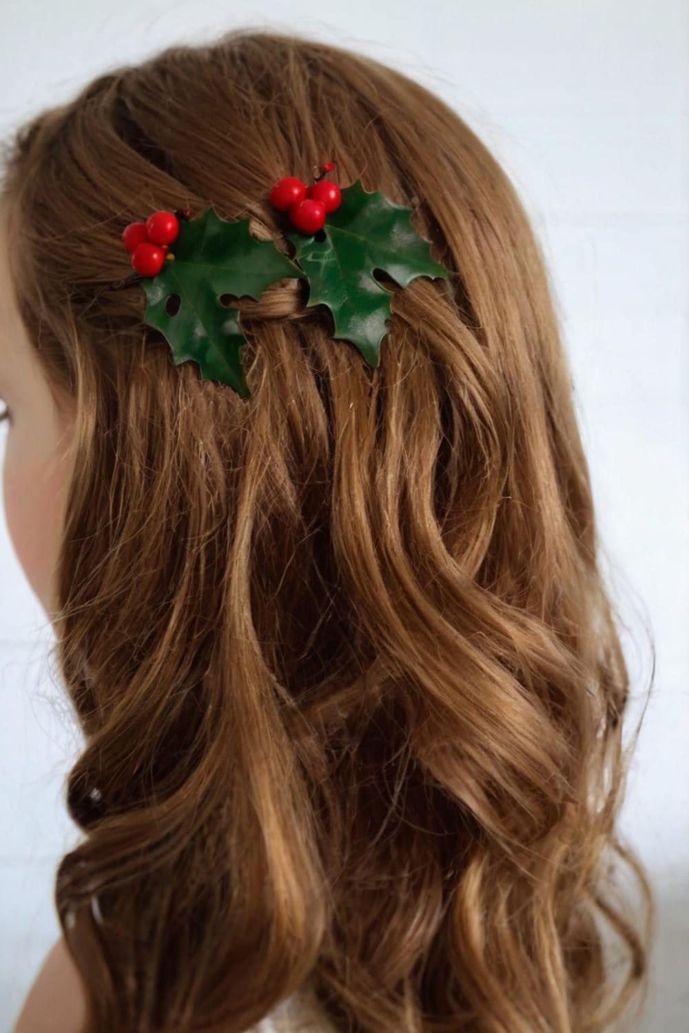 Holly Berry Hairpins