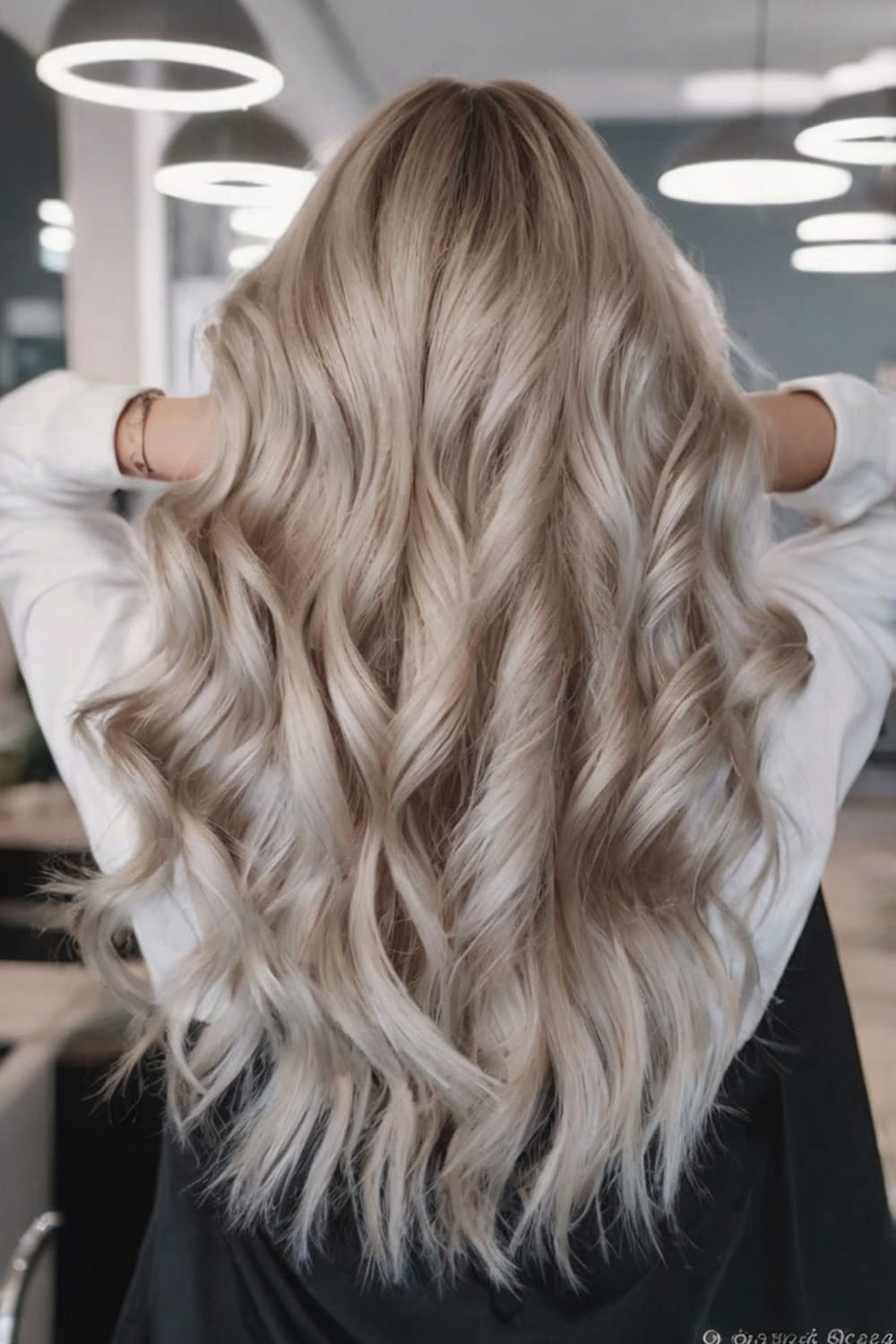 Light Platinum Hair with Subtle Lowlights