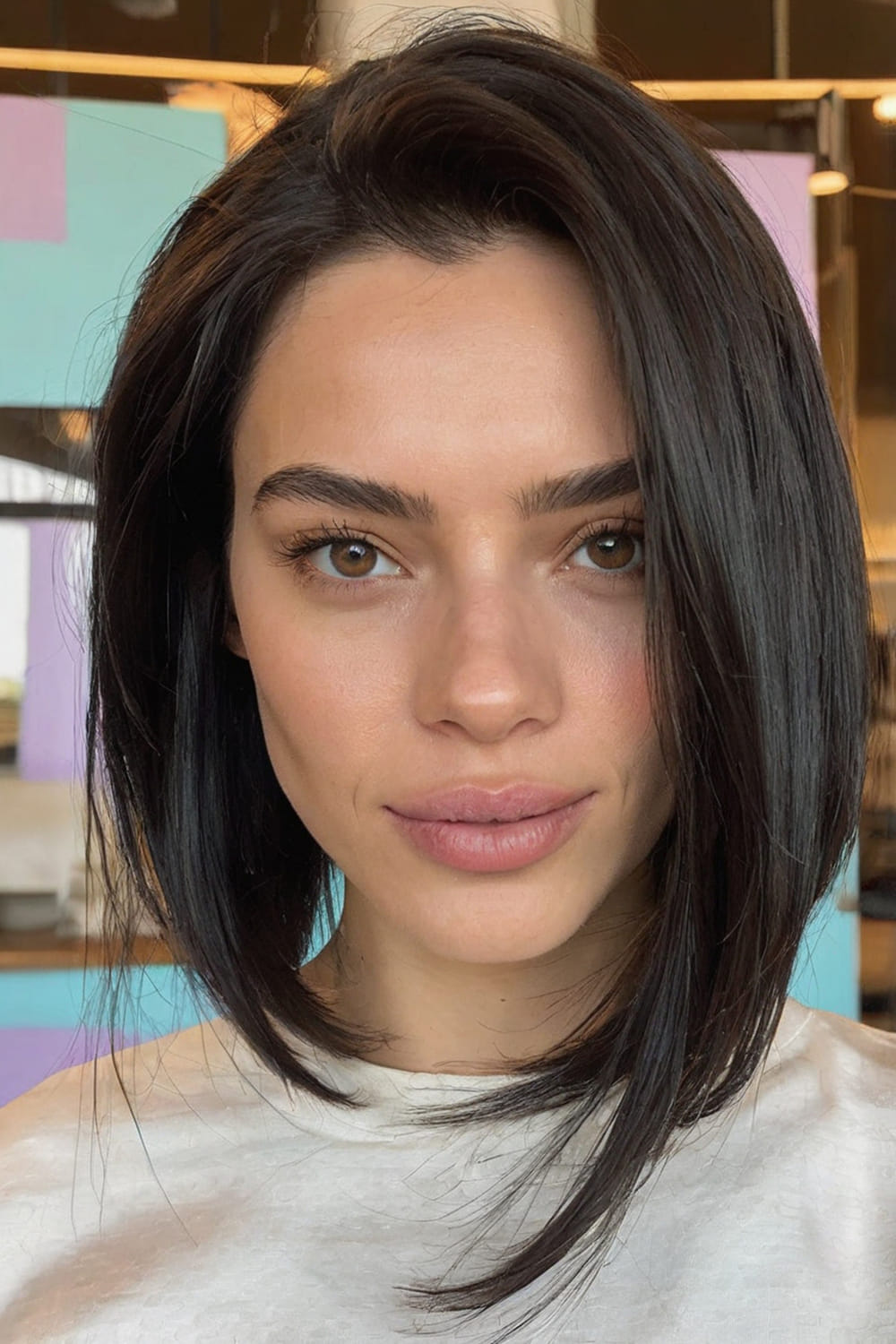 Long Asymmetrical Bob