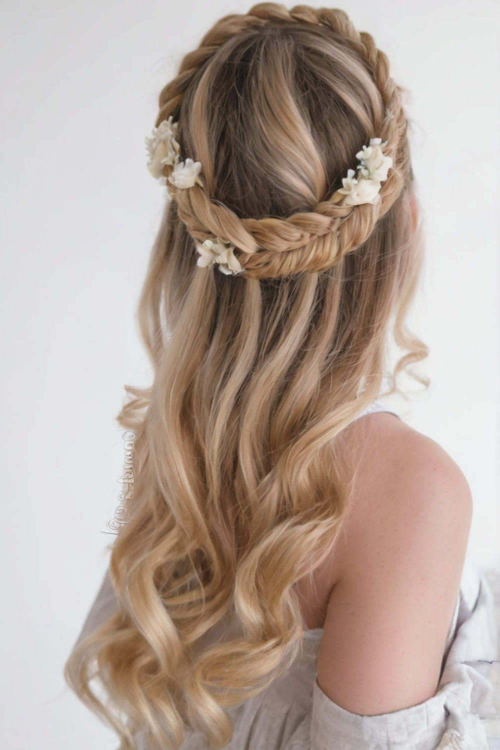 Rope Twist Crown Braid Wreath