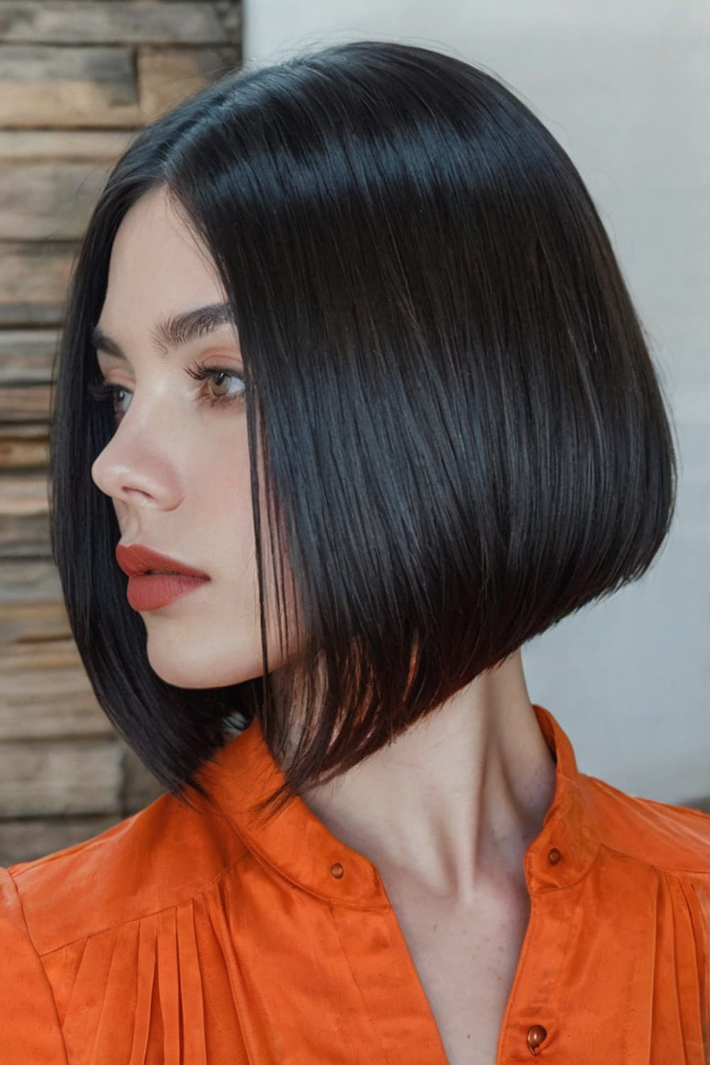 Sleek Asymmetrical Bob