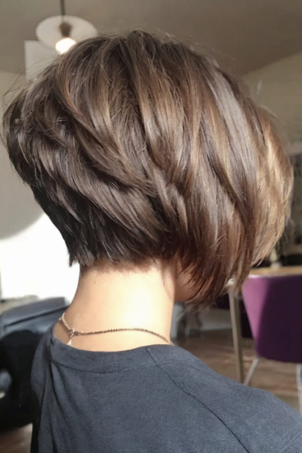 Slightly Edgy Short and Stacked Cut