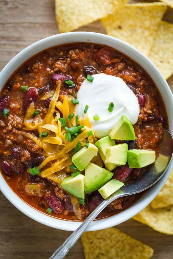 Slow Cooker Beef Chili