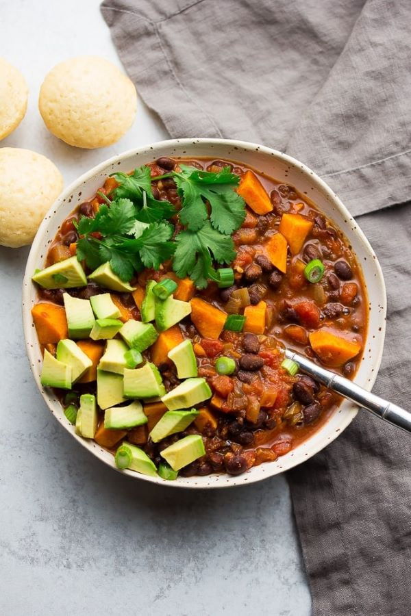 Sweet Potato and Black Bean Chili