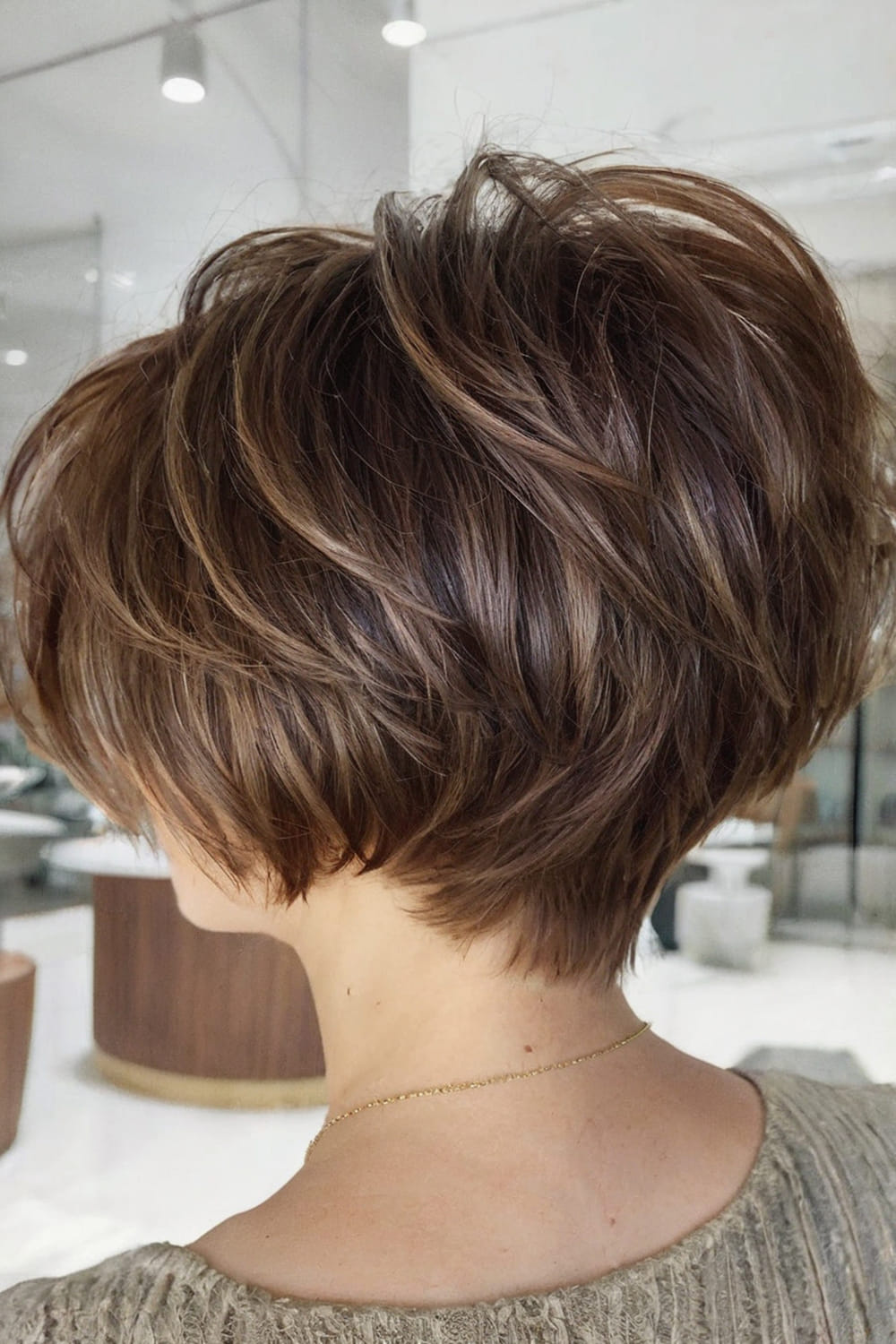 Visibly Layered Pixie Bob